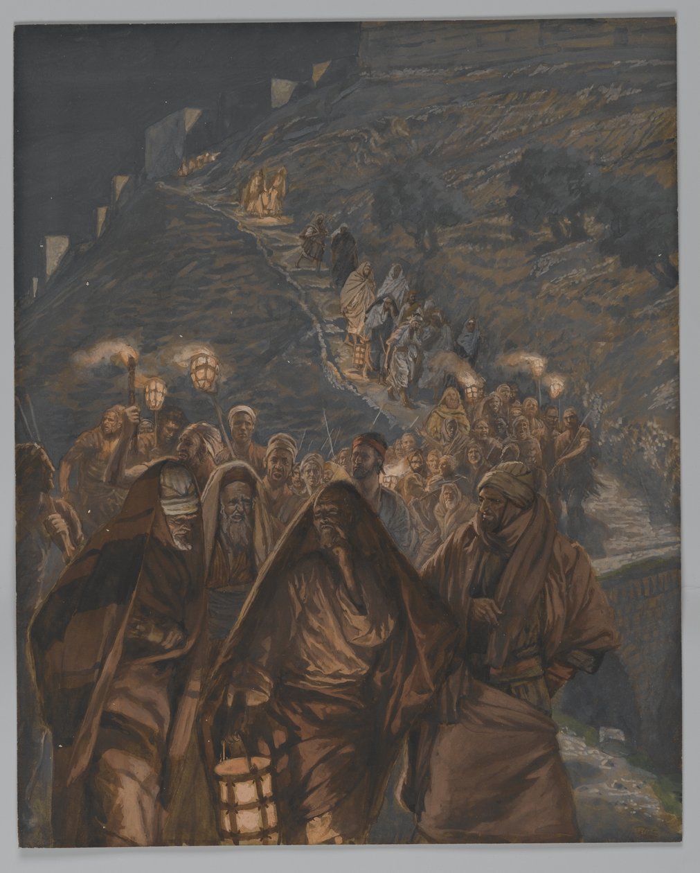 Die Prozession des Judas, Illustration aus Das Leben unseres Herrn Jesus Christus, 1886-94 von James Jacques Joseph Tissot