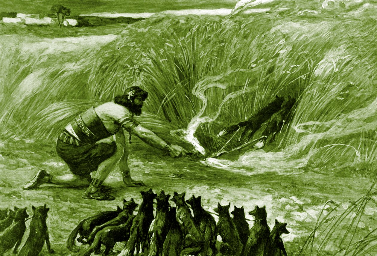 Simson und die Füchse von James Jacques Joseph after Tissot