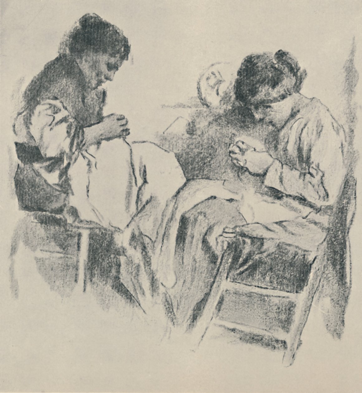 Spanische Näherinnen, 1919 von James Kerr Lawson
