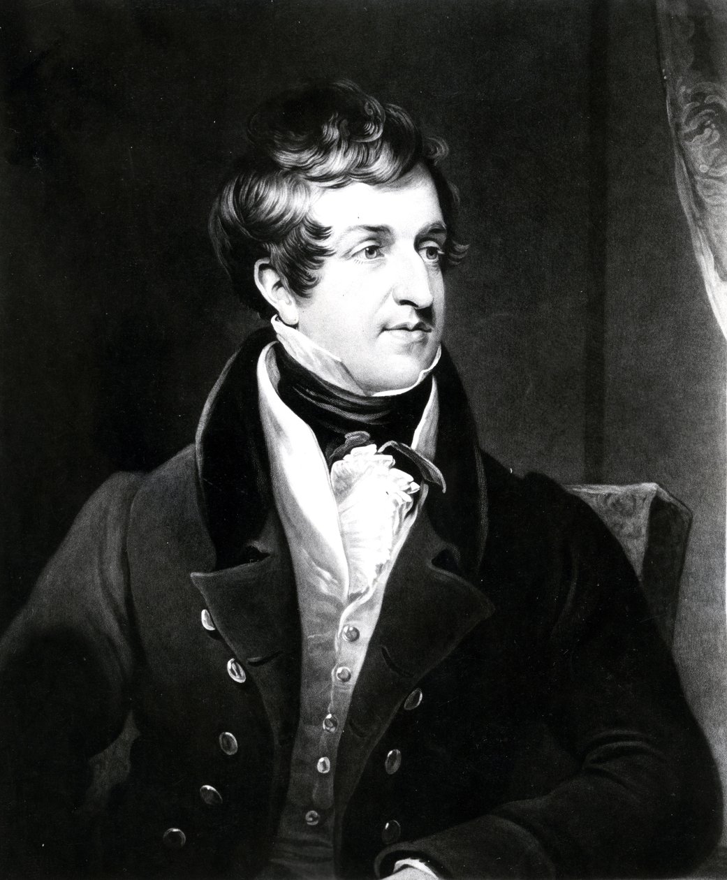 John Cam Hobhouse, Druck von Charles Turner, 1834 von James Lonsdale