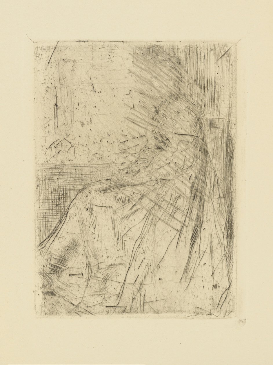 Eindrücke von annullierten Platten von Whistler - Maude, sitzend von James Abbott McNeill Whistler