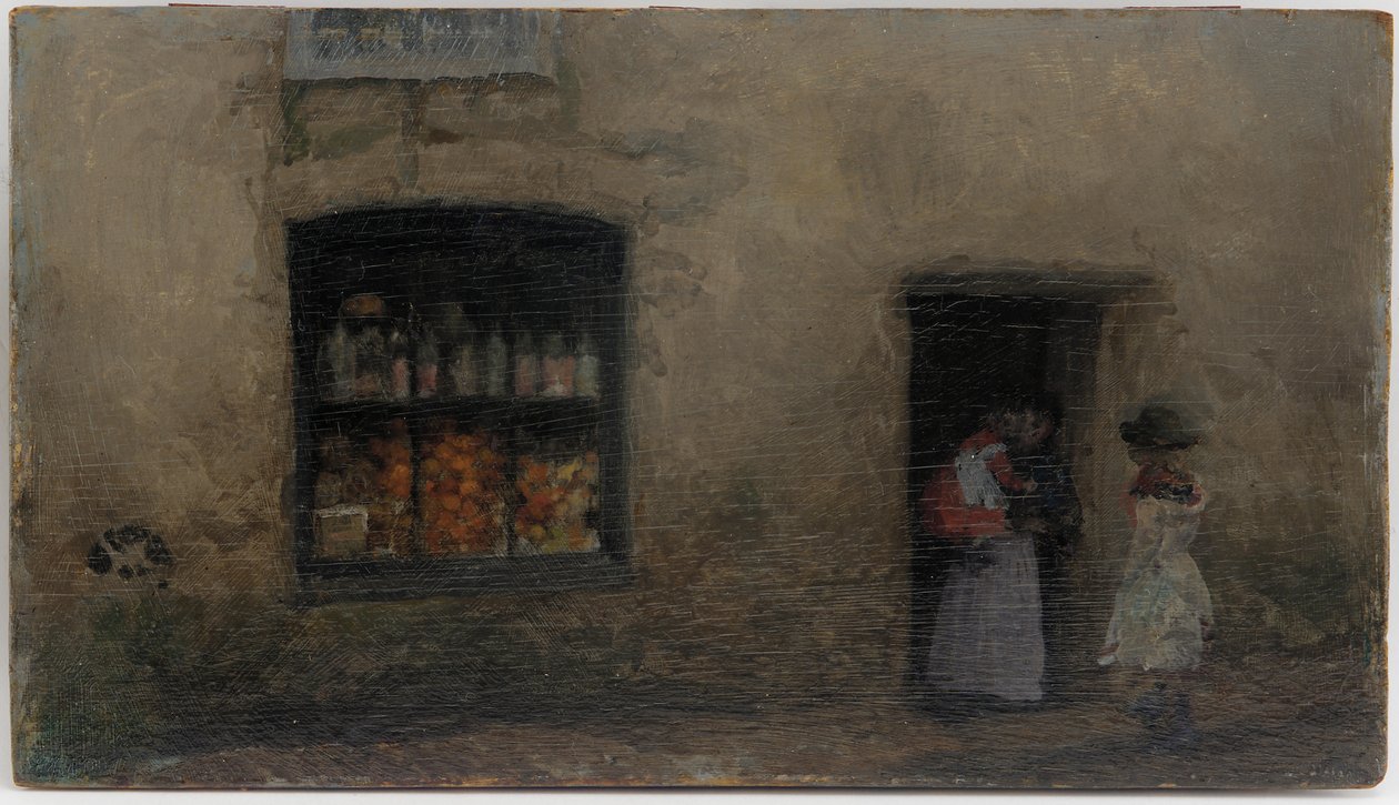Eine orange Note: Süßwarenladen von James Abbott McNeill Whistler