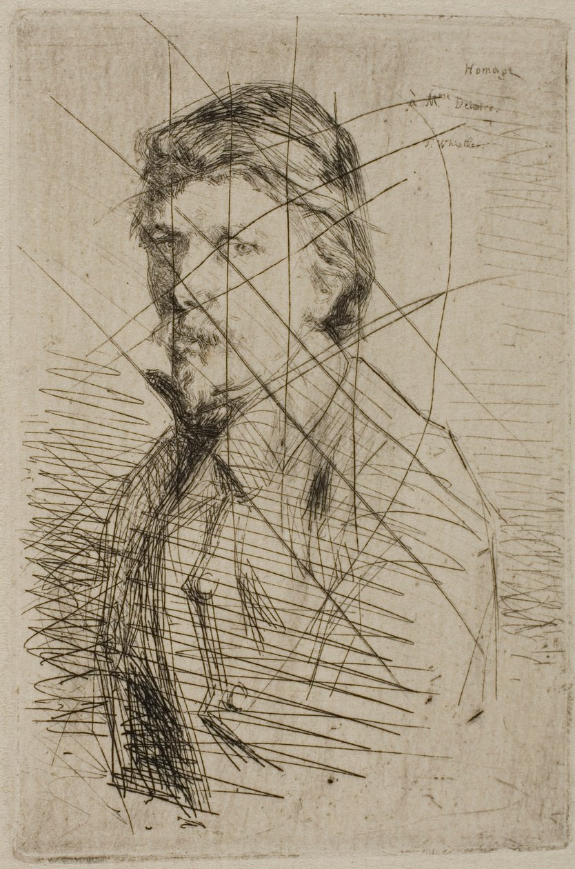 Auguste Delâtre, Drucker von James McNeill Whistler
