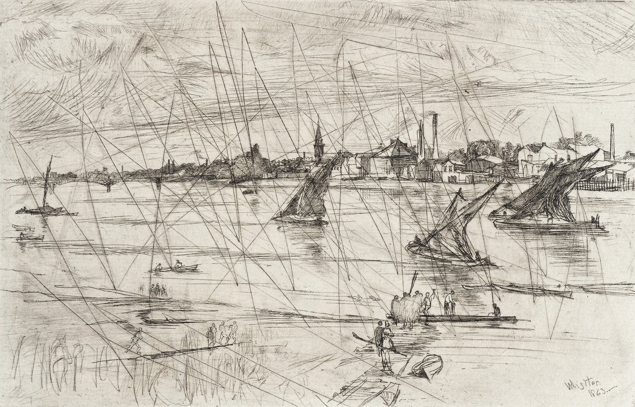 Battersea Reach von James McNeill Whistler
