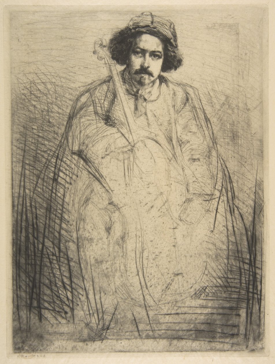 Becquet (J. Becquet, Bildhauer) von James McNeill Whistler