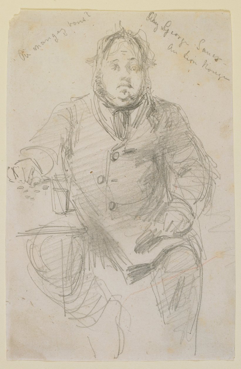 Bei George Sauer im Roten Löwen von James Abbott McNeill Whistler