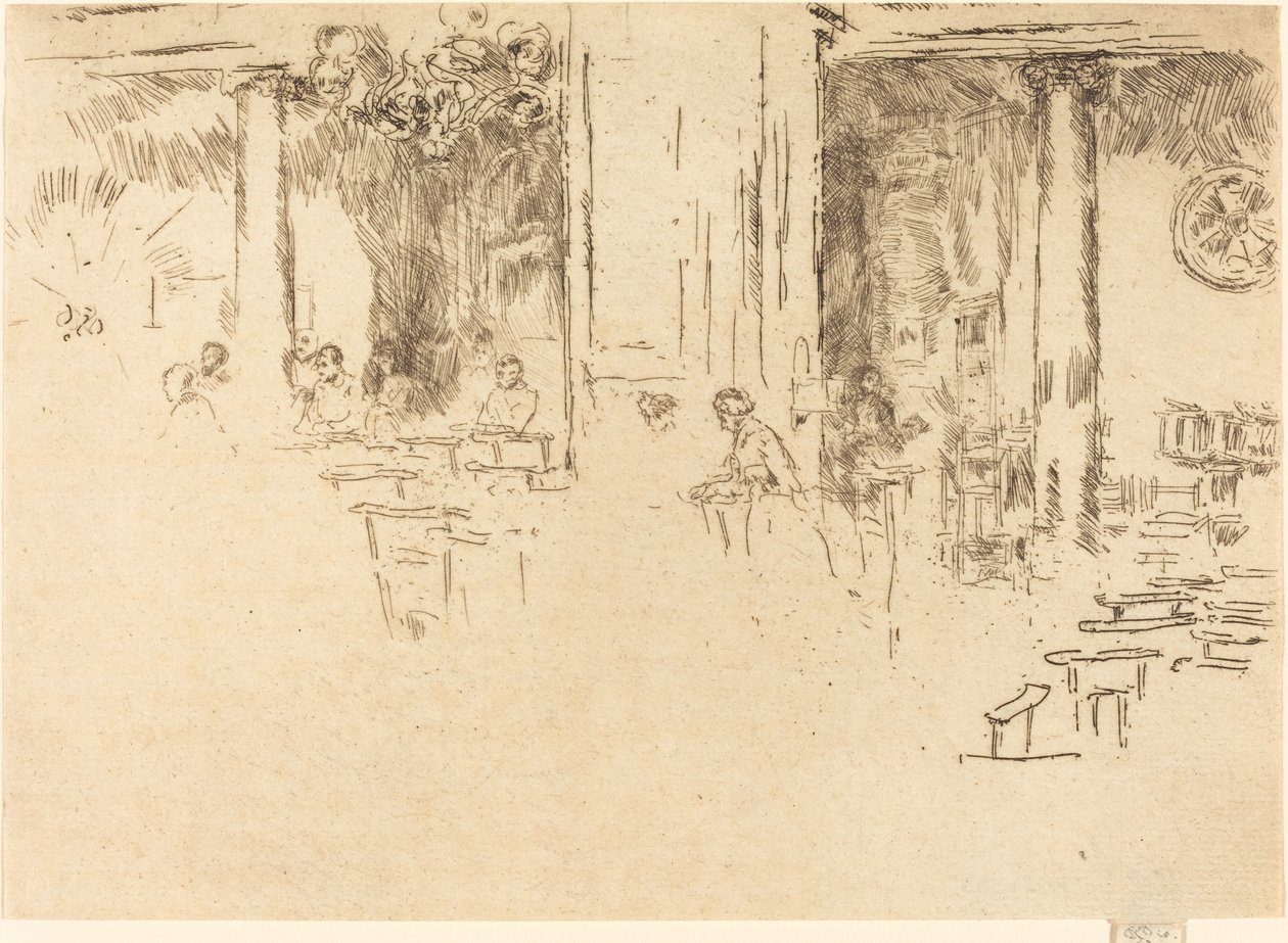 Kirche, Brüssel von James Abbott McNeill Whistler