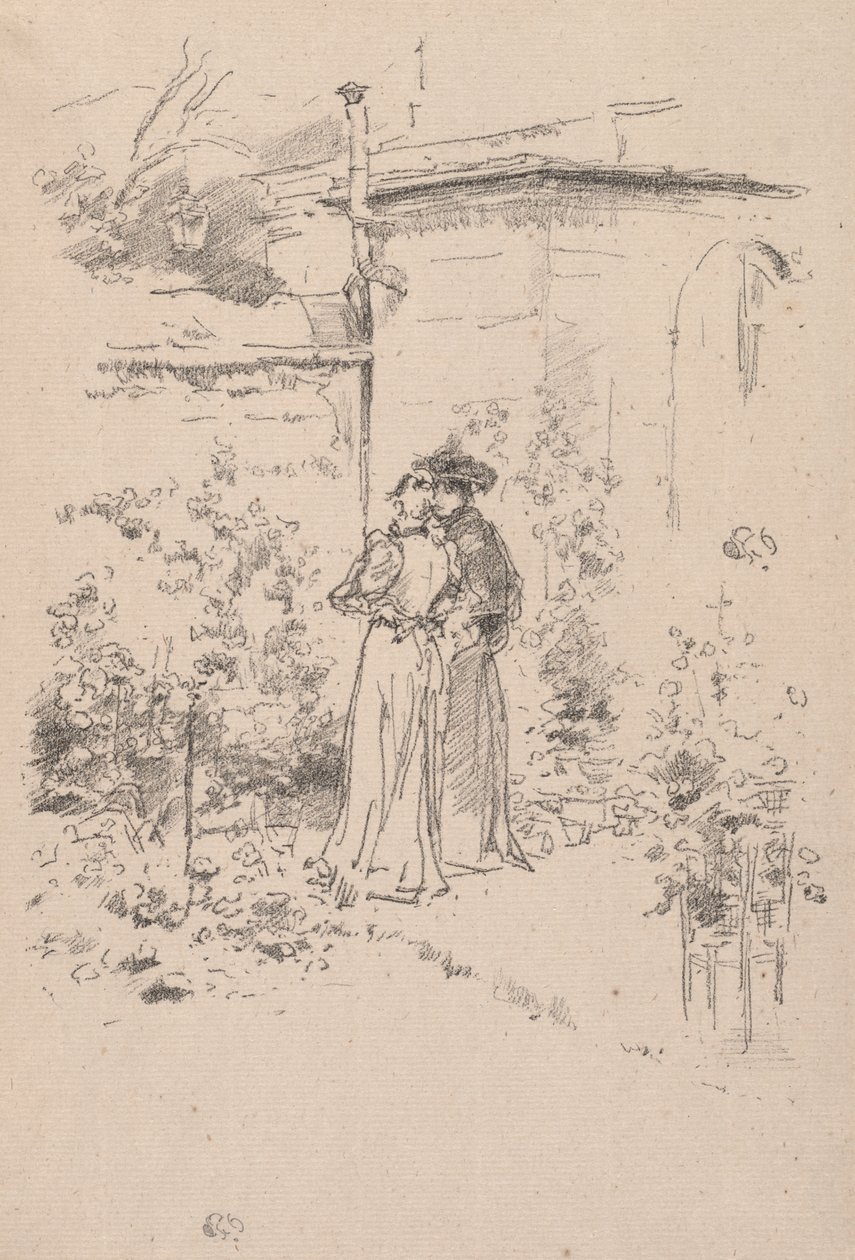 Vertrauen im Garten von James McNeill Whistler
