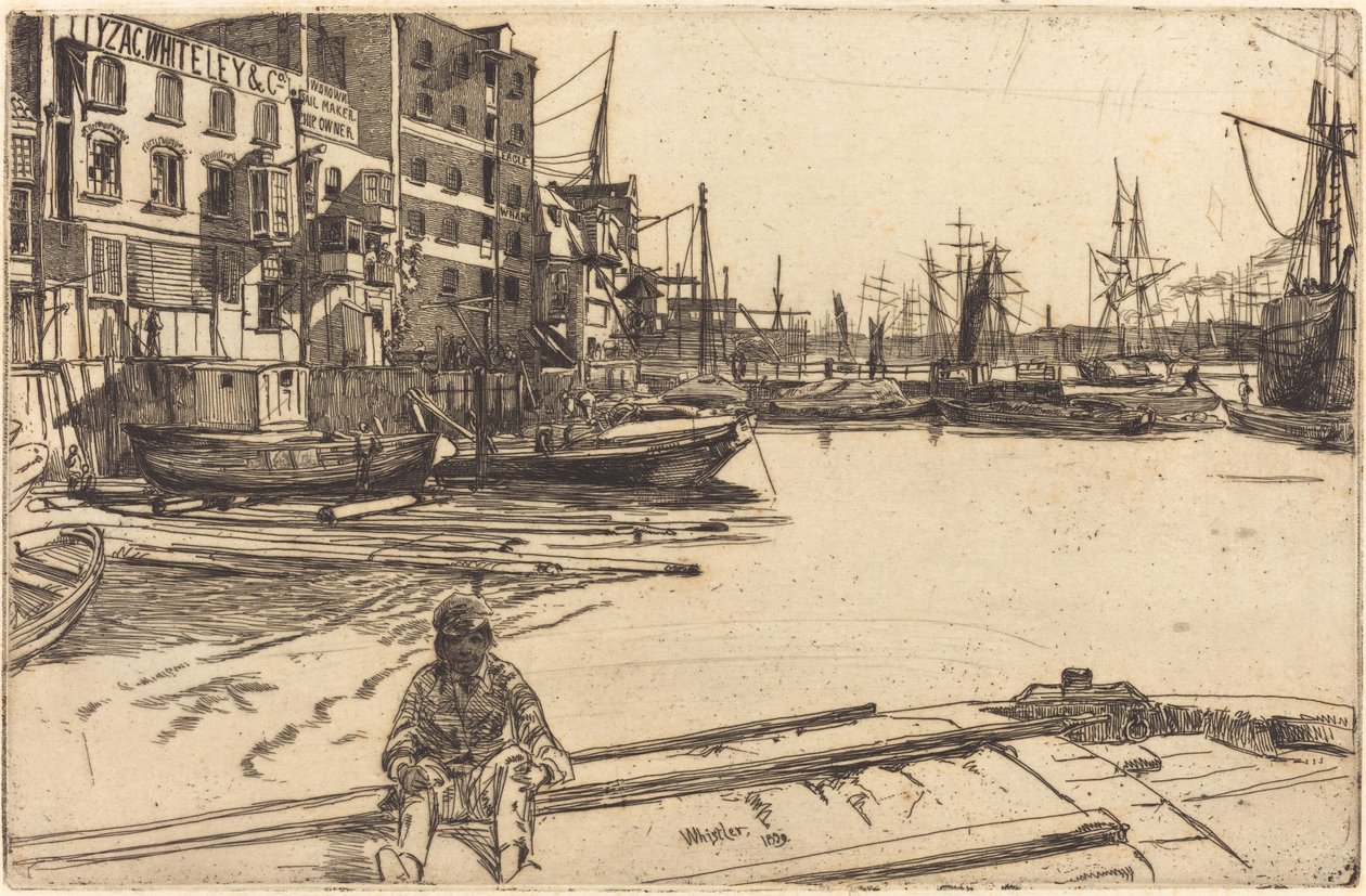 Eagle Wharf von James Abbott McNeill Whistler