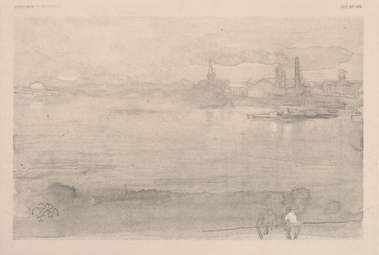Früher Morgen: Die Themse bei Battersea von James McNeill Whistler