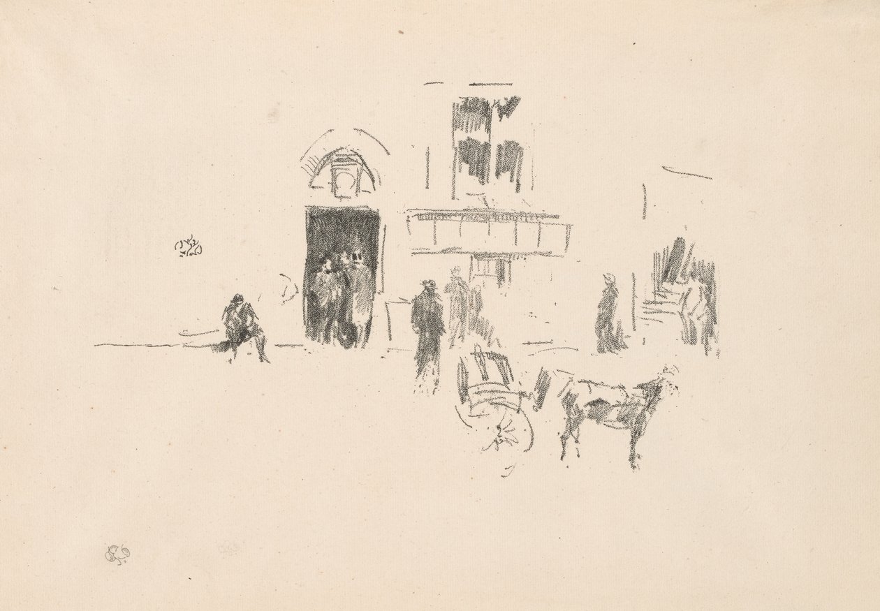 Gaiety Bühneneingang von James Abbott McNeill Whistler