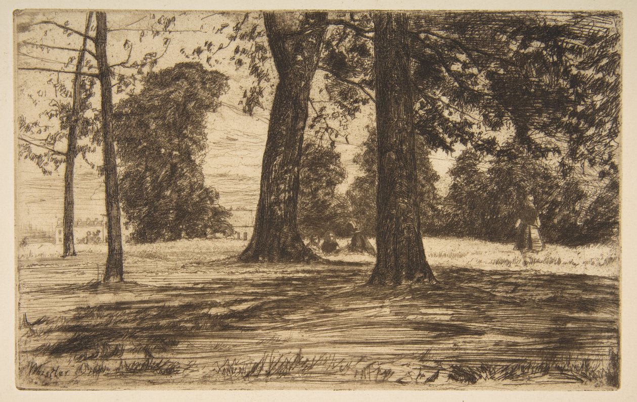 Greenwich Park von James McNeill Whistler