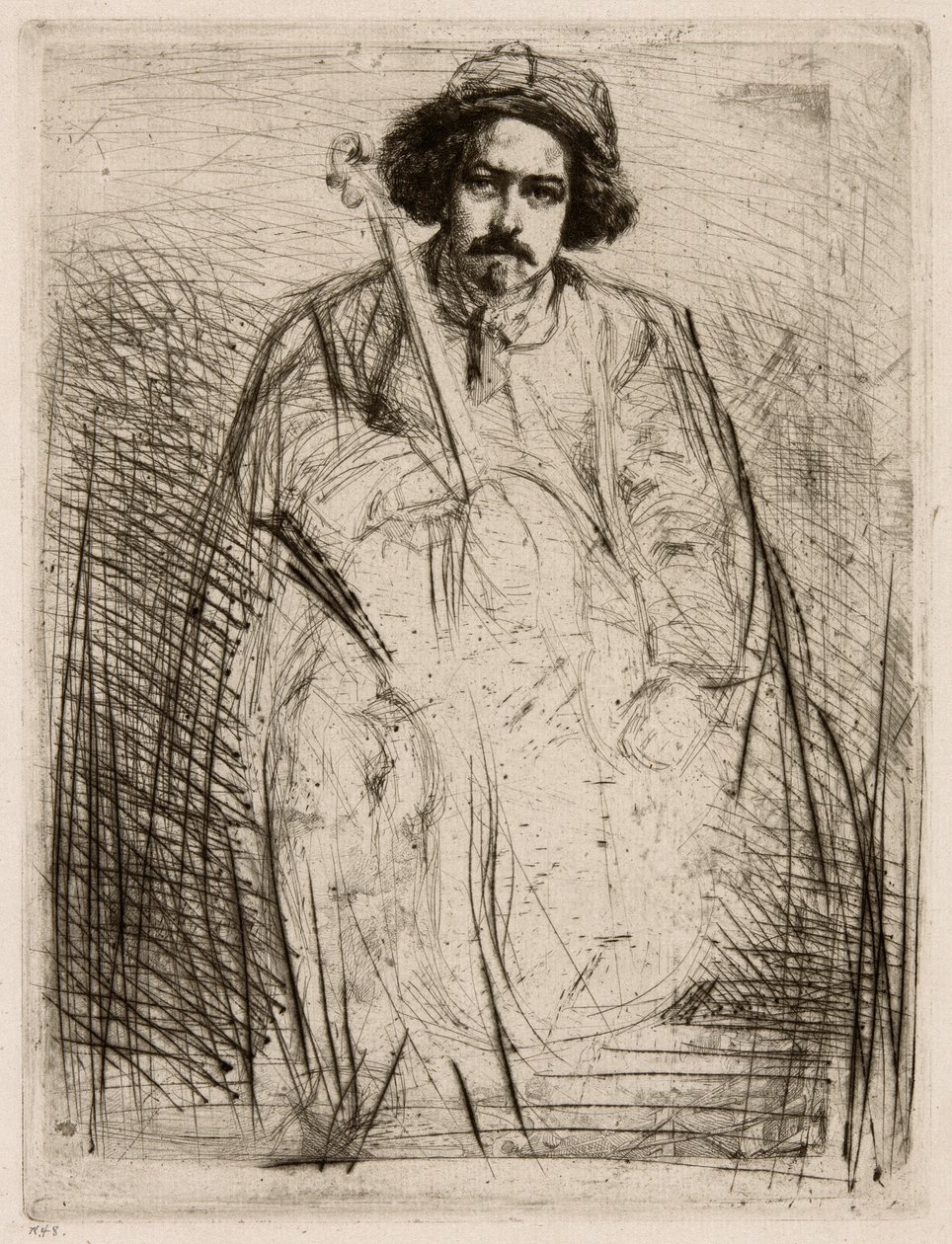 J. Becquet, Bildhauer von James Abbott McNeill Whistler