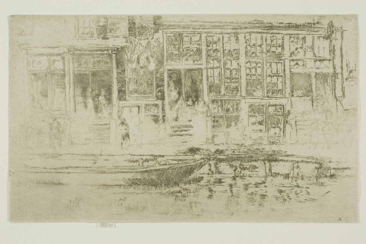 Jüdisches Viertel, Amsterdam von James McNeill Whistler