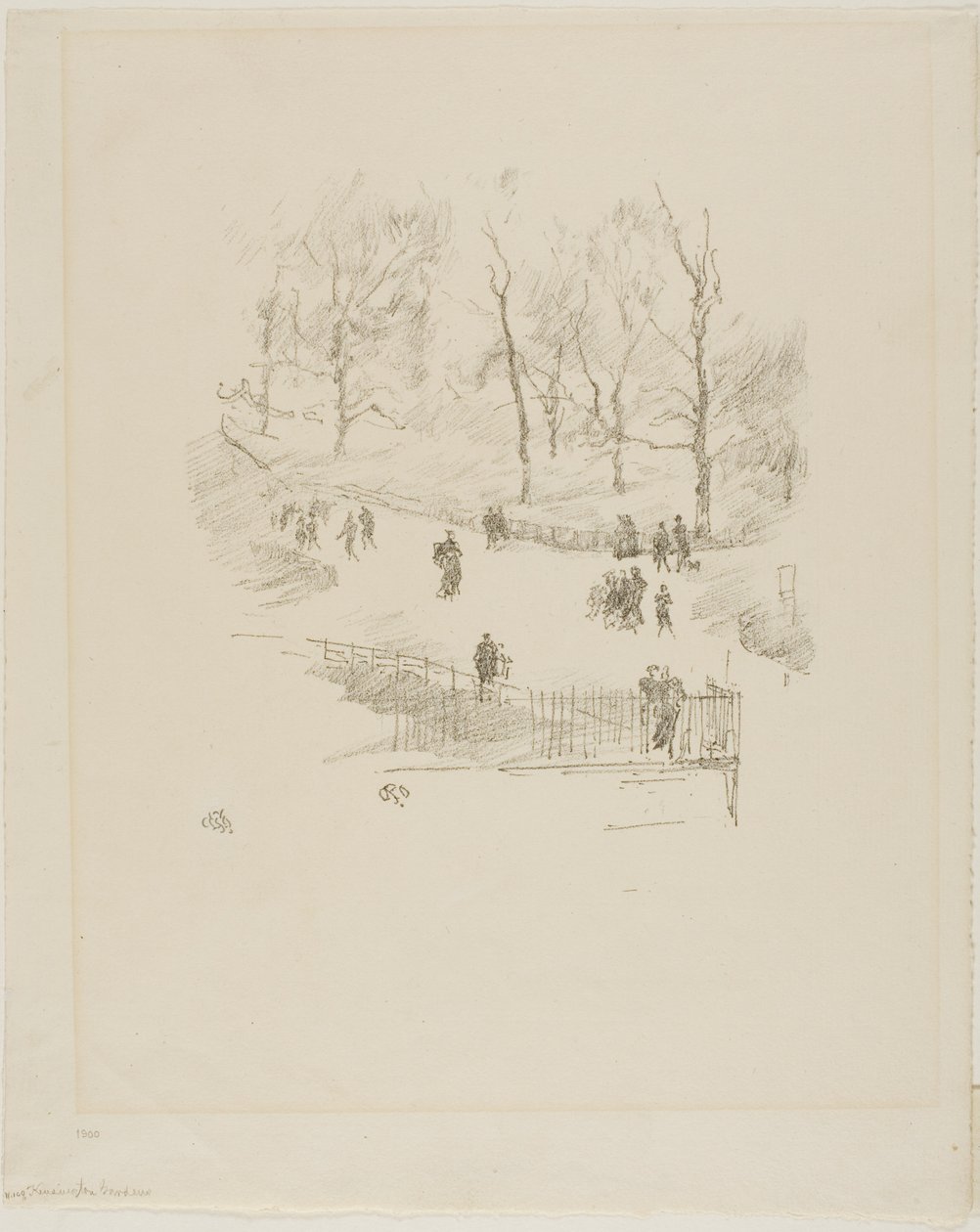 Kensington-Gärten von James Abbott McNeill Whistler
