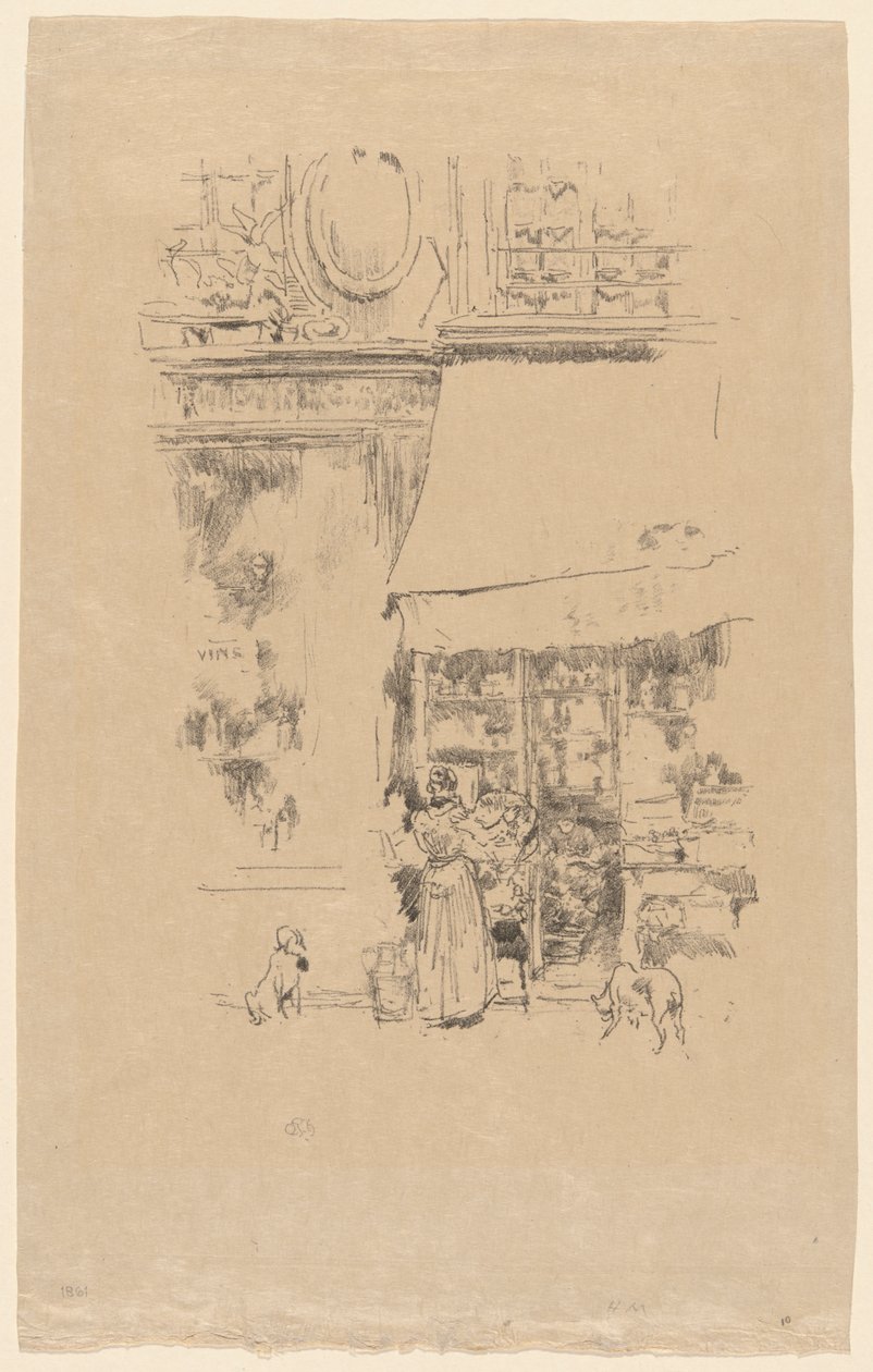 Die Obstverkäuferin der Rue de Grenelle von James McNeill Whistler