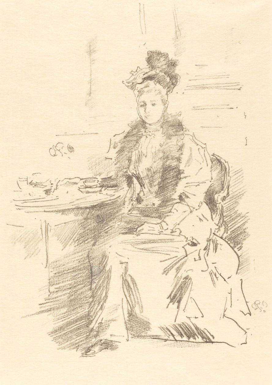 Die hübsche New Yorkerin von James Abbott McNeill Whistler