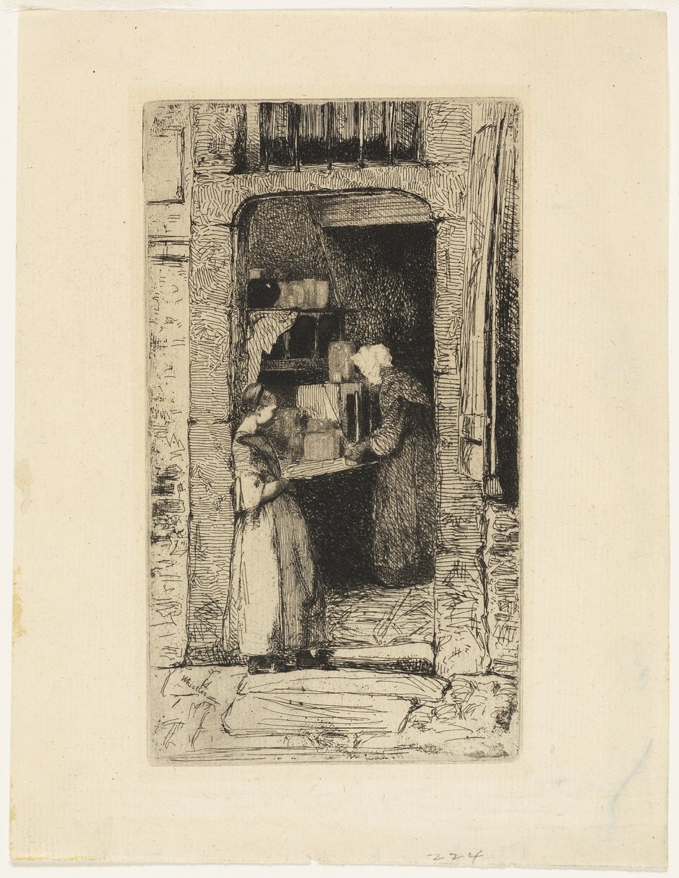 Die Senfverkäuferin von James Abbott McNeill Whistler