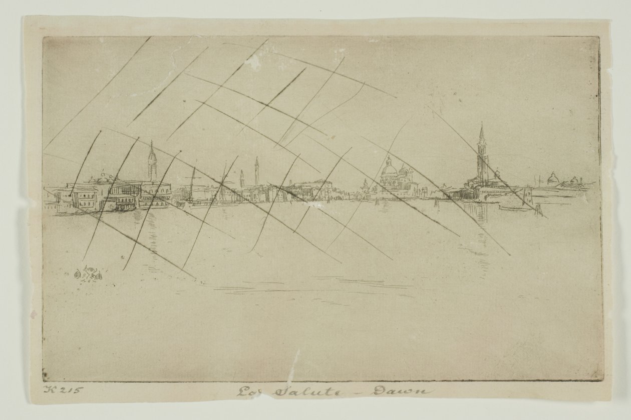 La Salute: Morgendämmerung von James Abbott McNeill Whistler