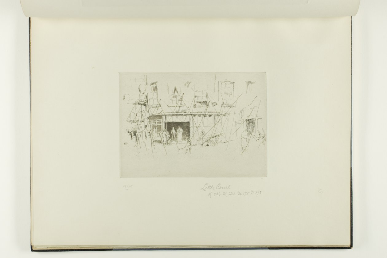 Kleiner Hof von James McNeill Whistler