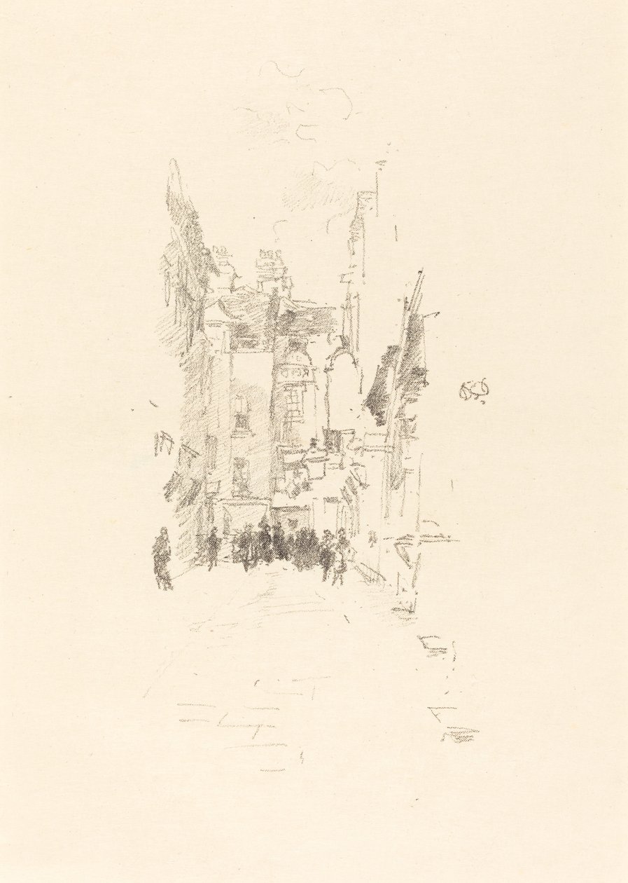 Kleiner Hof, Cloth Fair von James Abbott McNeill Whistler