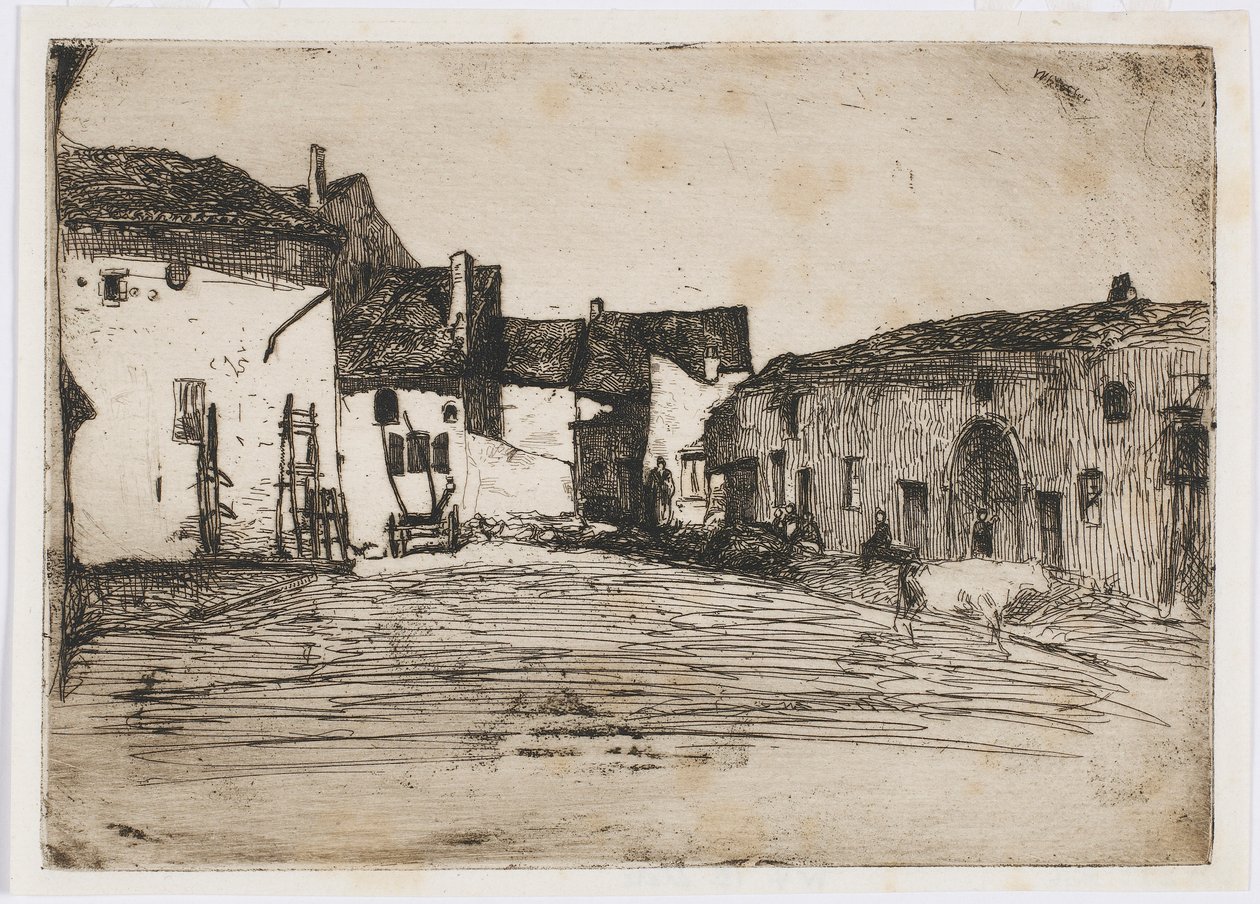 Liverdun. Eine der zwölf Radierungen aus der Natur von James Abbott McNeill Whistler