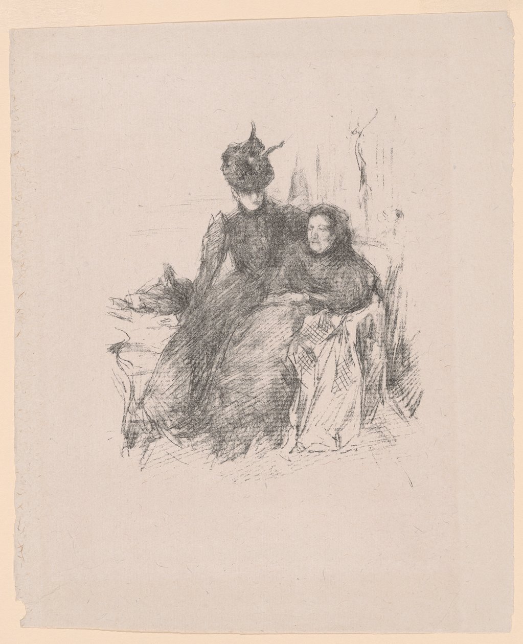 Mutter und Tochter [La Mère Malade] von James McNeill Whistler
