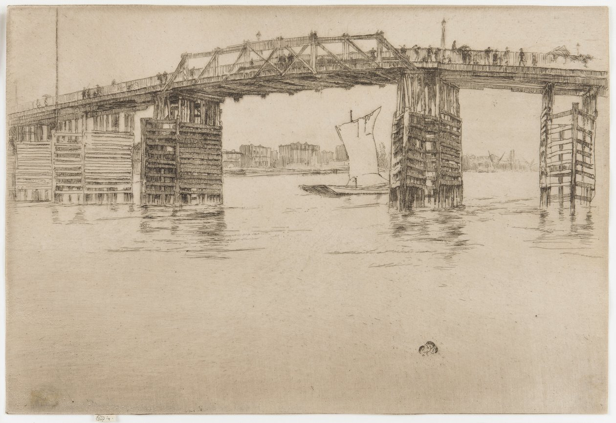 Alte Battersea-Brücke von James Abbott McNeill Whistler