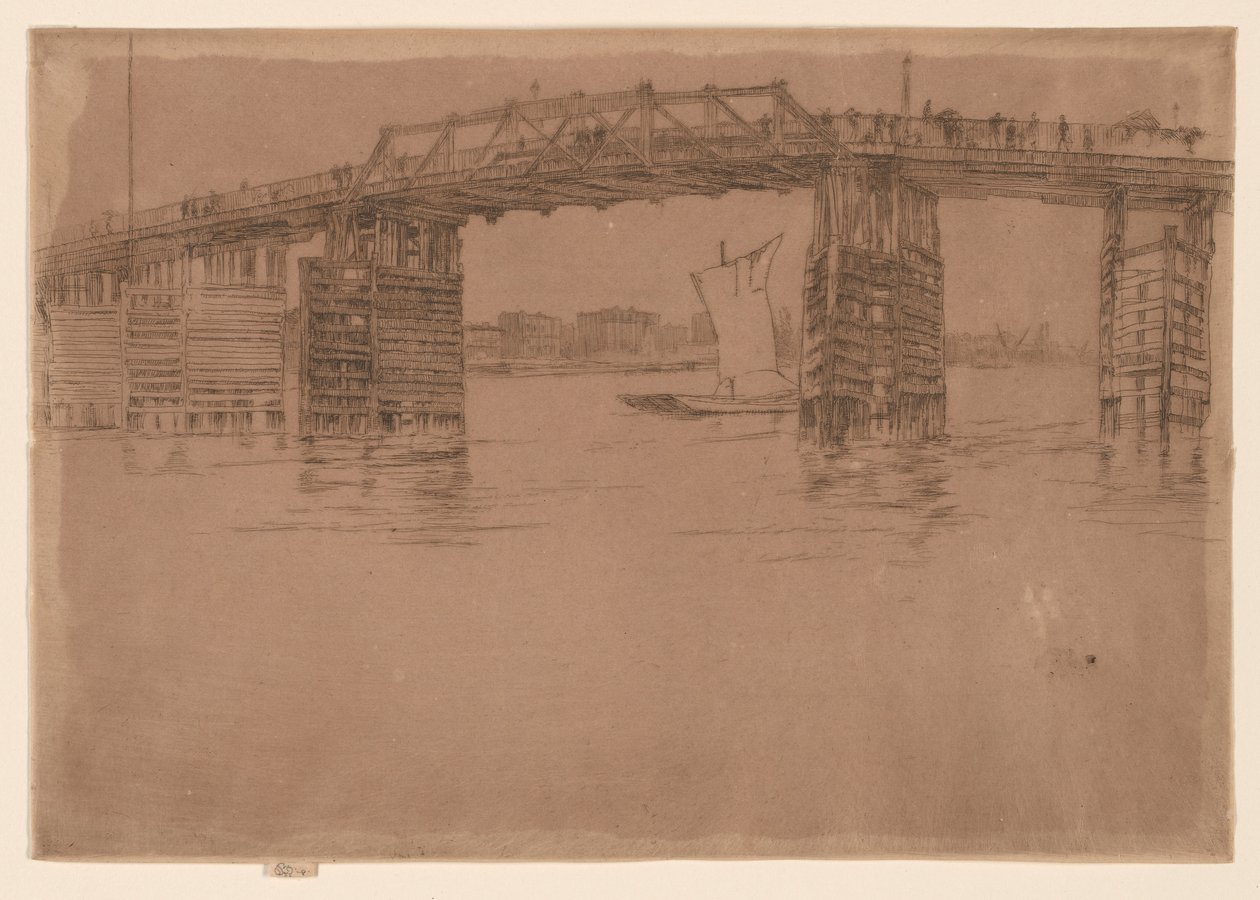 Alte Battersea-Brücke von James Abbott McNeill Whistler