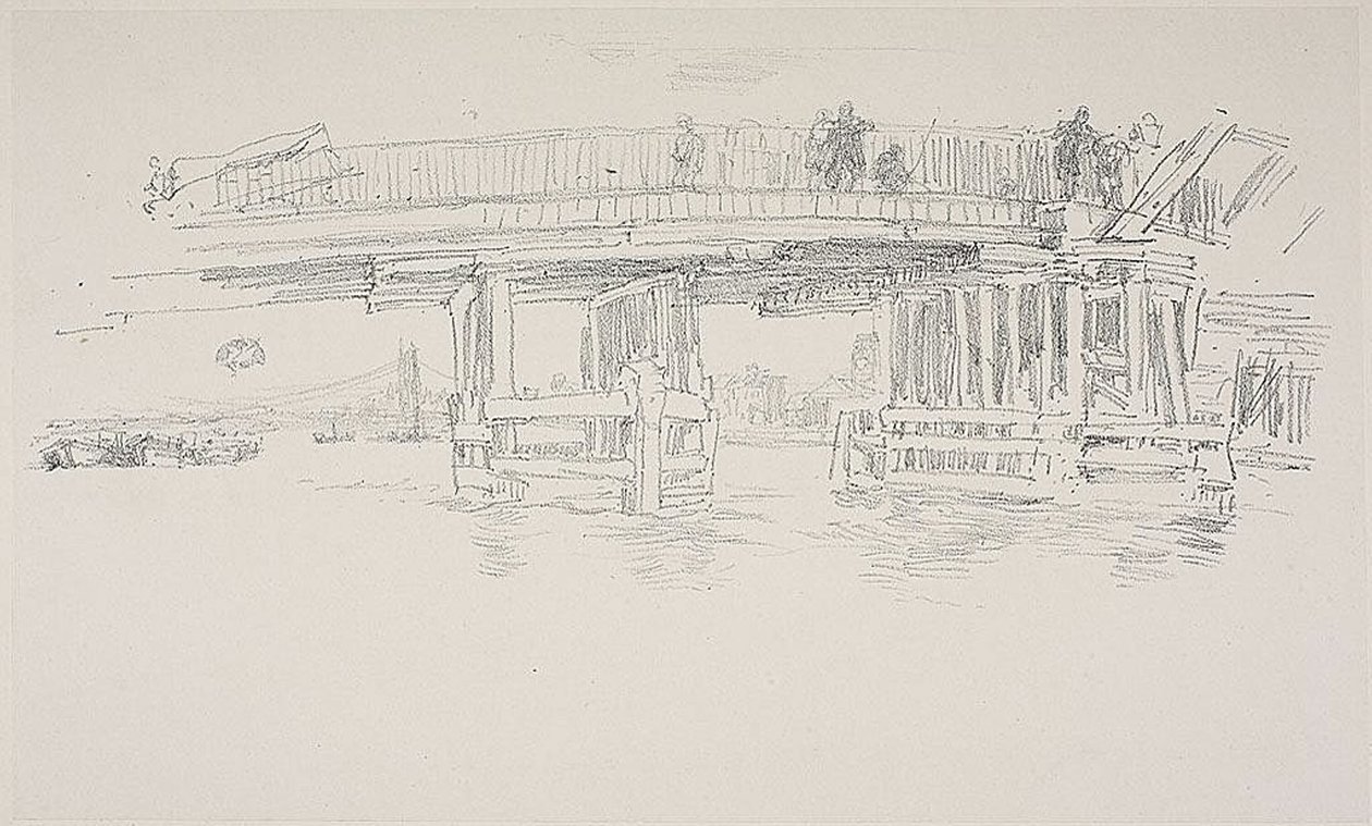 Alte Battersea-Brücke von James Abbott McNeill Whistler