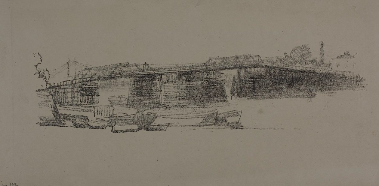 Alte Battersea-Brücke, Nr. 2 von James Abbott McNeill Whistler