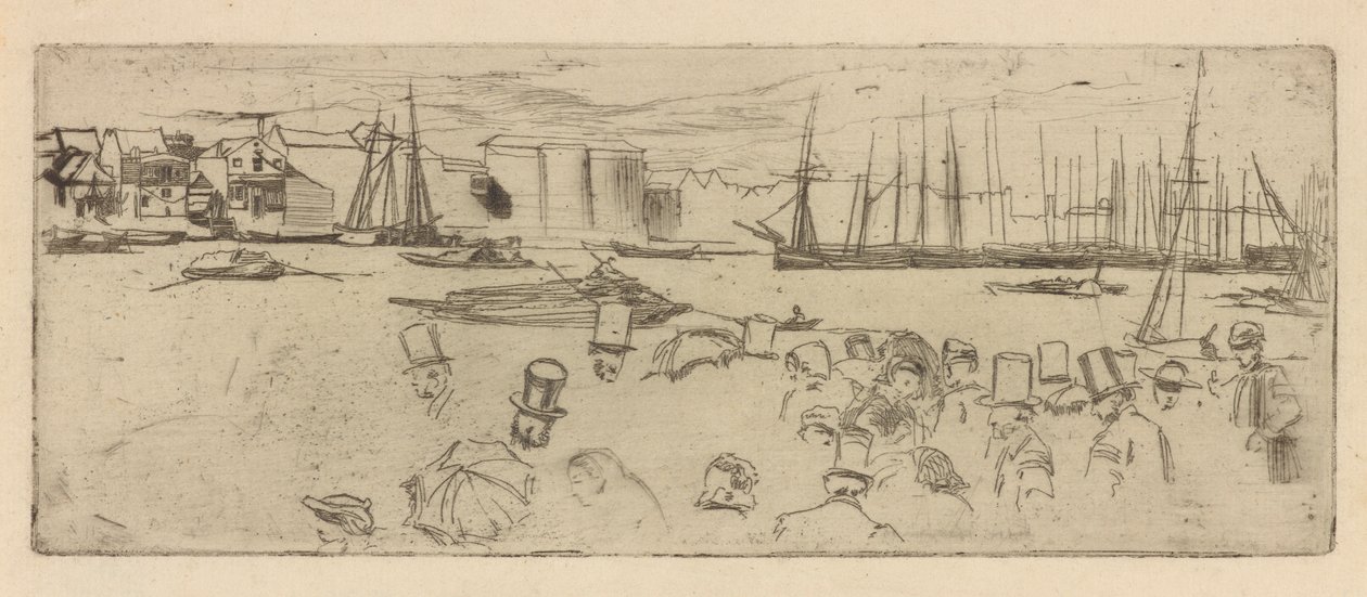 Penny-Passagiere, Limehouse von James Abbott McNeill Whistler
