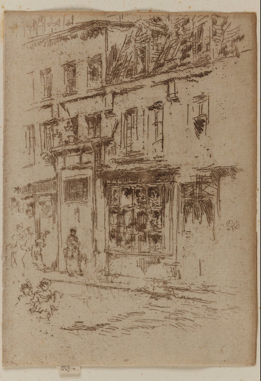 Petite Rue au Beurre, Brüssel von James Abbott McNeill Whistler