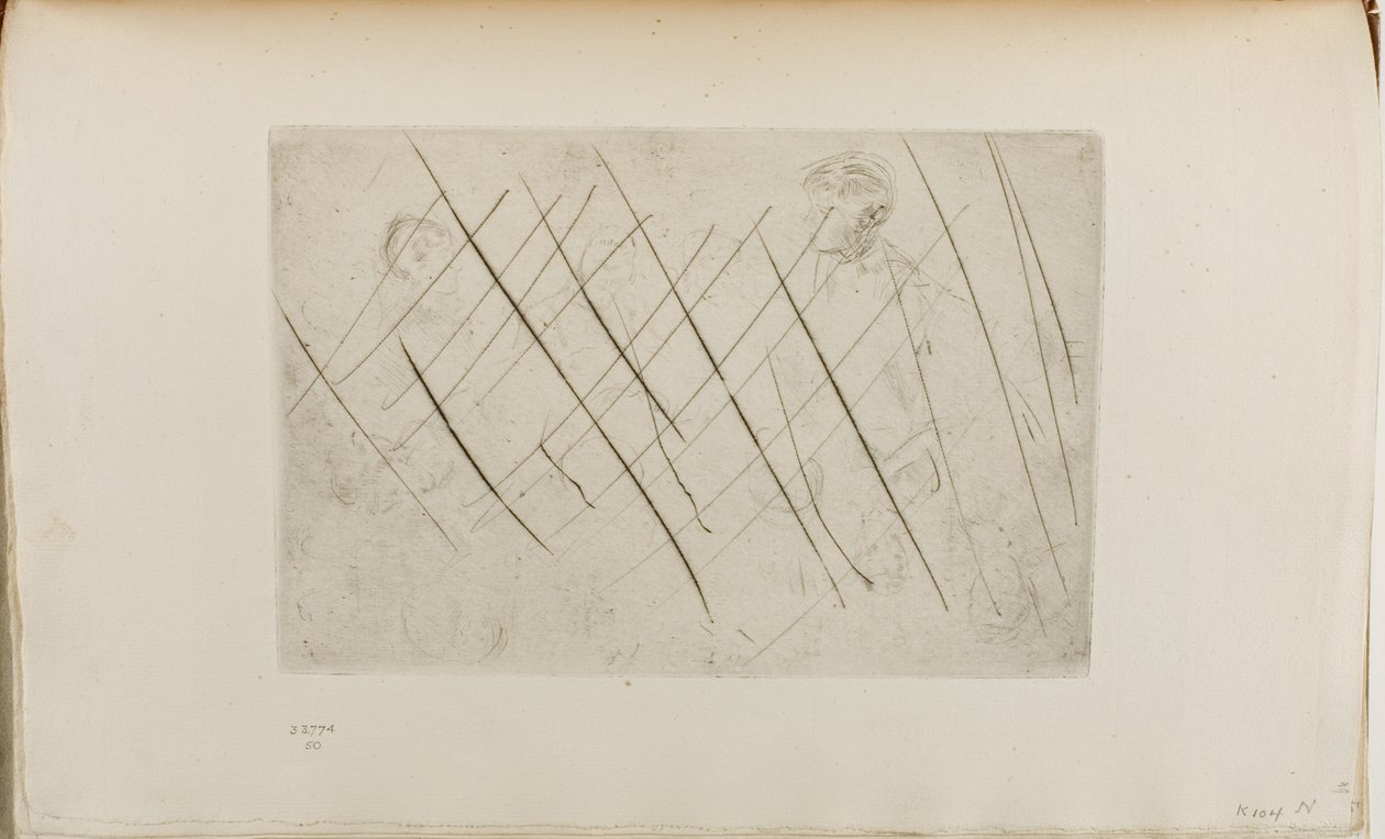 Skizze von Köpfen von James Abbott McNeill Whistler