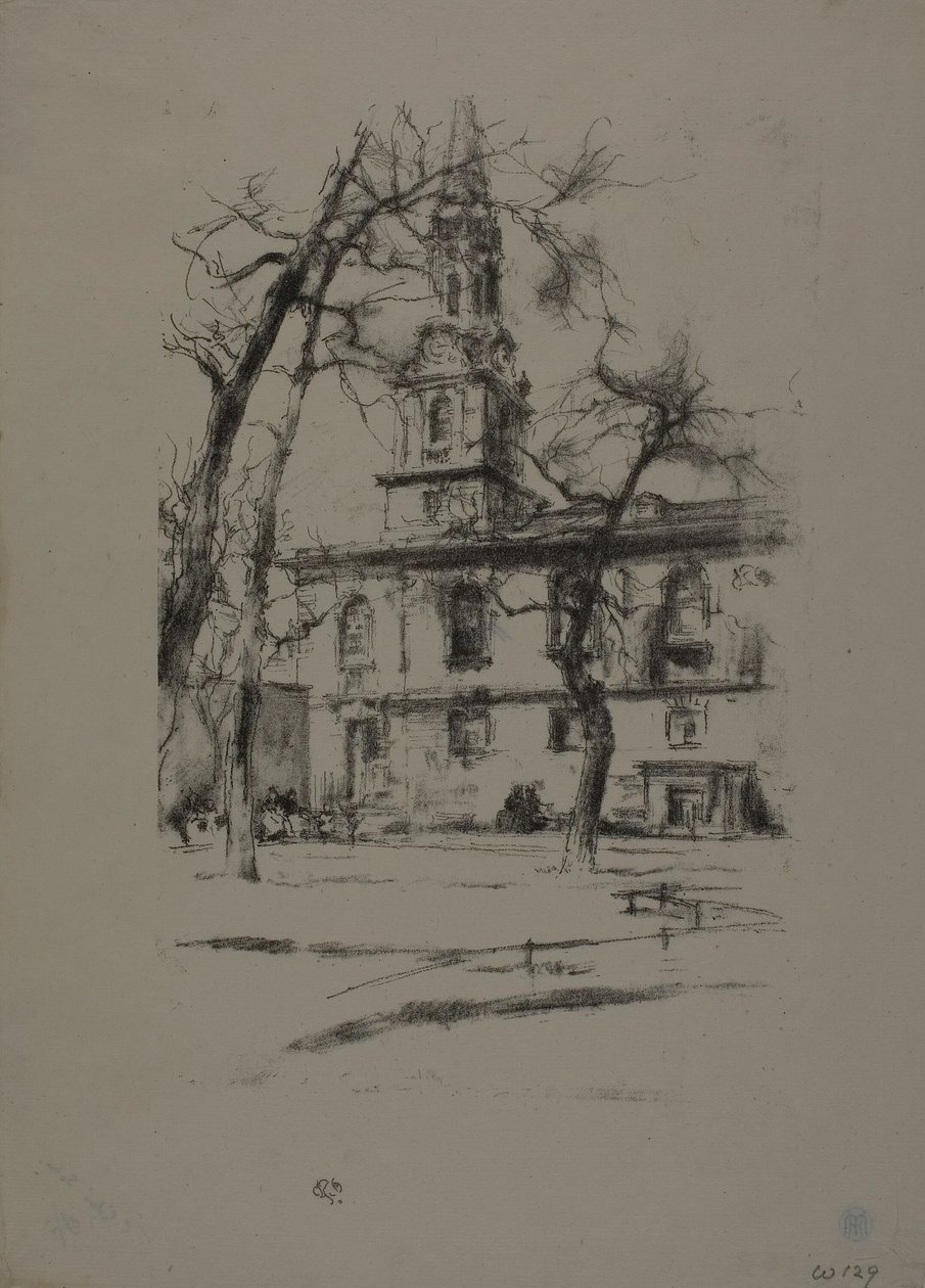 St. Giles-in-the-Fields von James Abbott McNeill Whistler