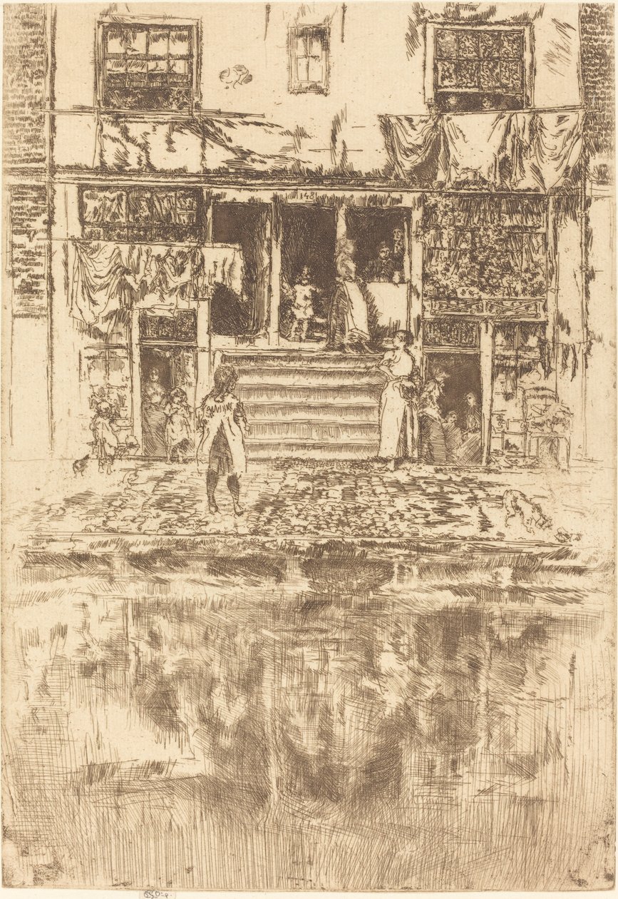 Treppen, Amsterdam von James Abbott McNeill Whistler