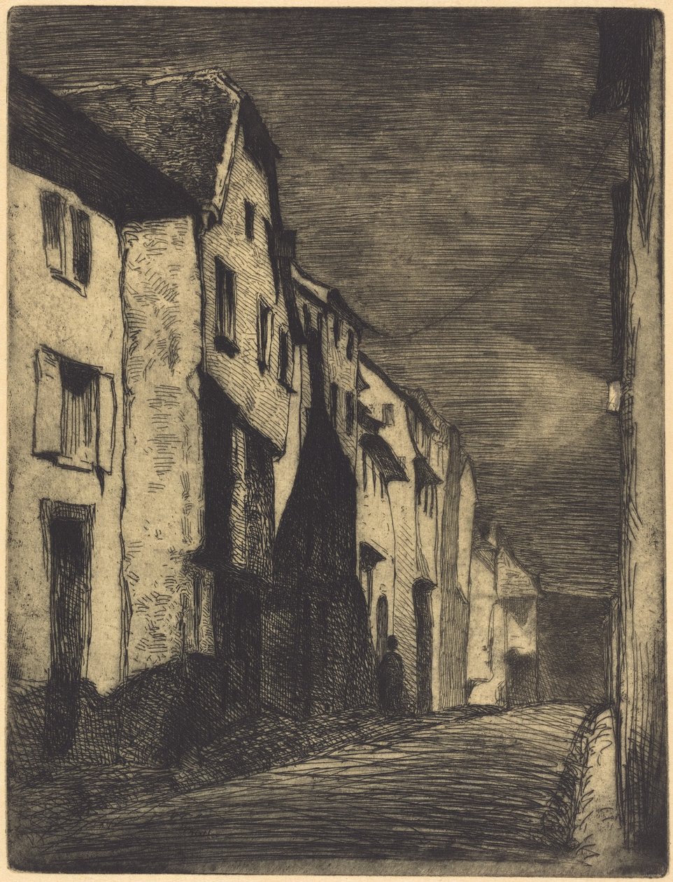 Straße in Saverne von James McNeill Whistler