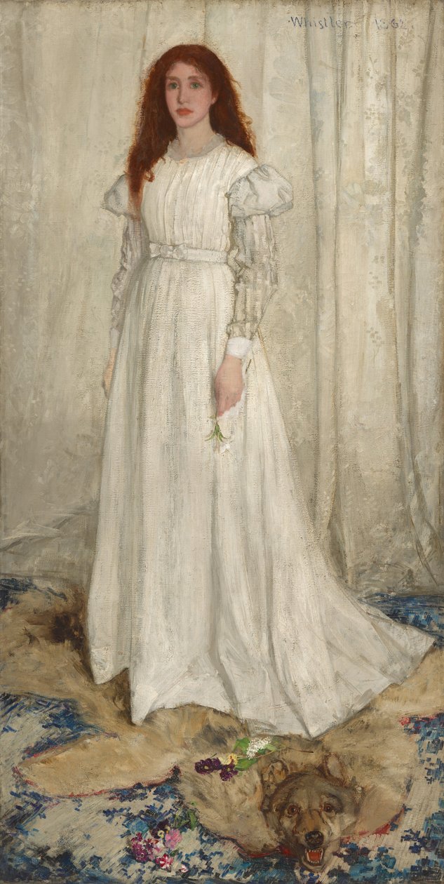 Symphonie in Weiß, Nr. 1: Das weiße Mädchen von James Abbott McNeill Whistler