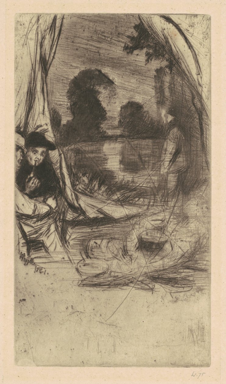 Das Lager von James Abbott McNeill Whistler