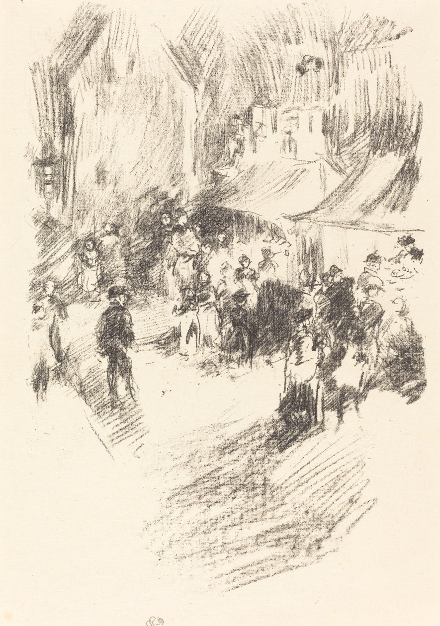 Der Jahrmarkt von James Abbott McNeill Whistler