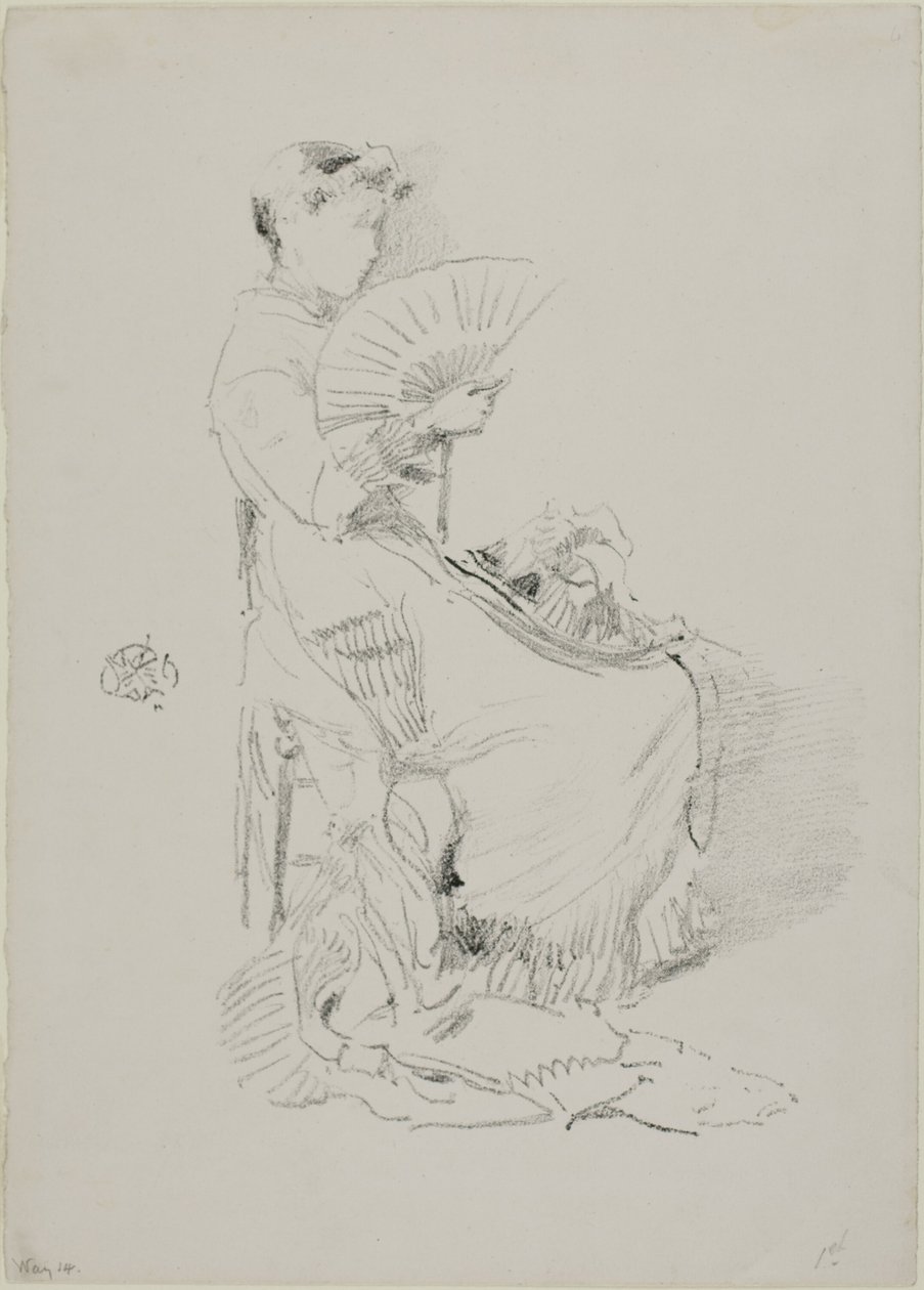 Der Fächer von James Abbott McNeill Whistler