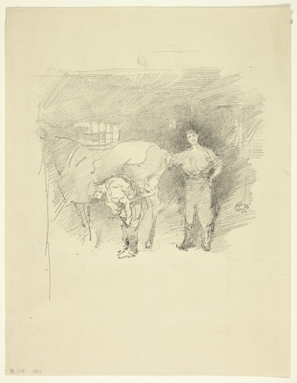 Die Hufschmiede von James Abbott McNeill Whistler