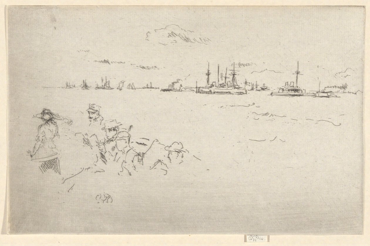 Die Flotte: Monitore, aus dem Jubiläumssatz von James Abbott McNeill Whistler