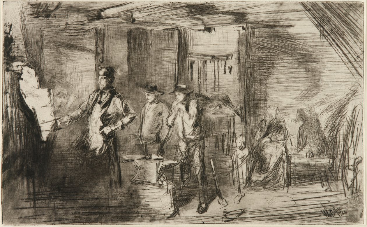 Die Schmiede von James Abbott McNeill Whistler
