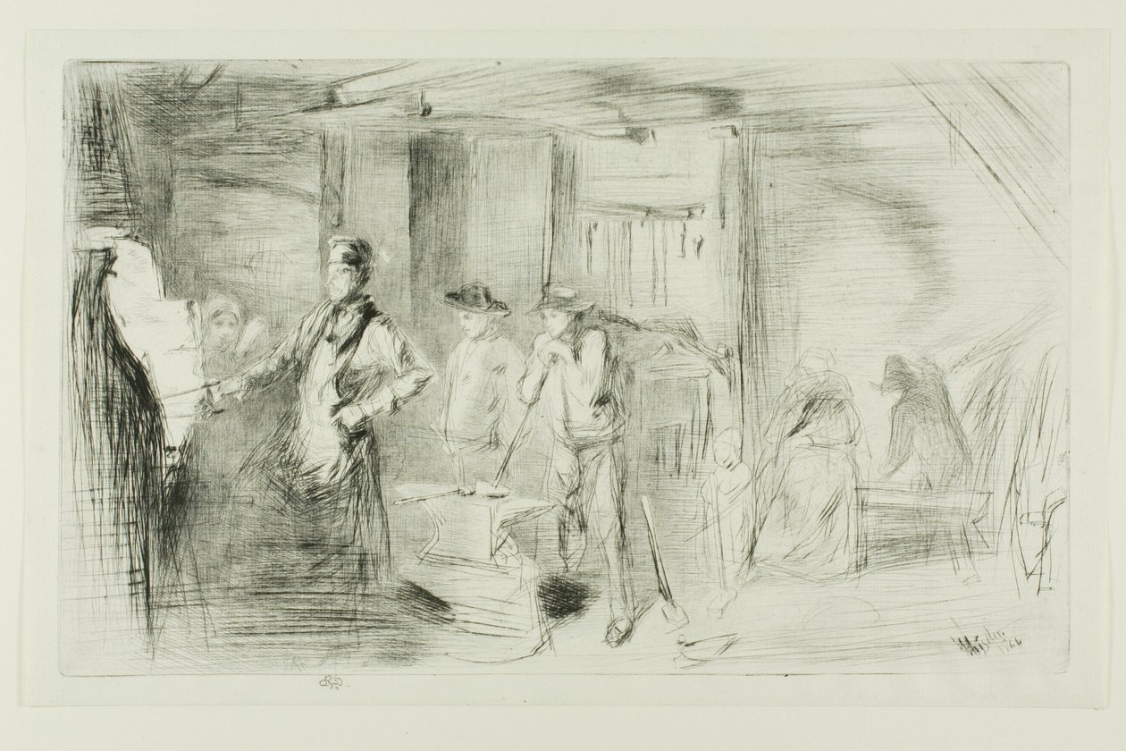 Die Schmiede von James Abbott McNeill Whistler