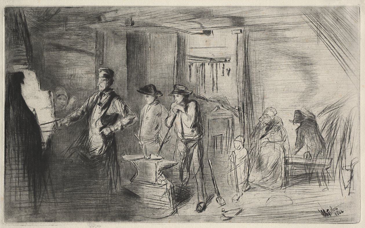 Die Schmiede von James McNeill Whistler