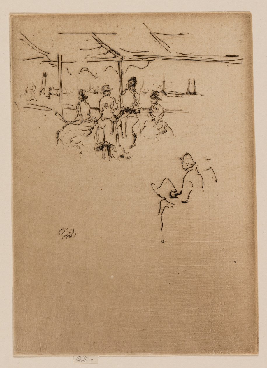 Die Landungsbrücke, Cowes von James Abbott McNeill Whistler