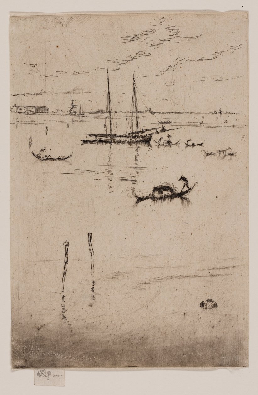 Die kleine Lagune von James Abbott McNeill Whistler