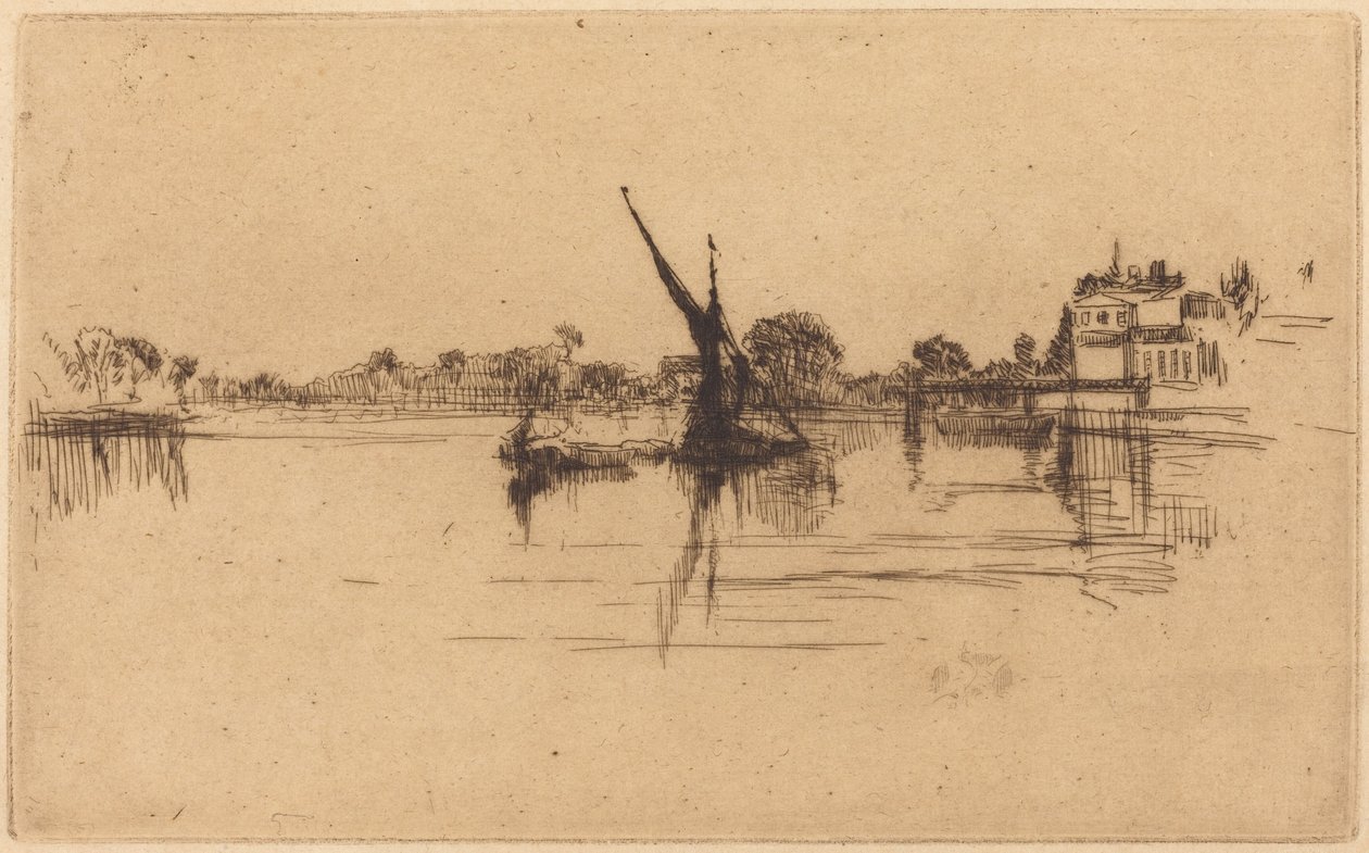 Der kleine Putney, Nr. II von James McNeill Whistler