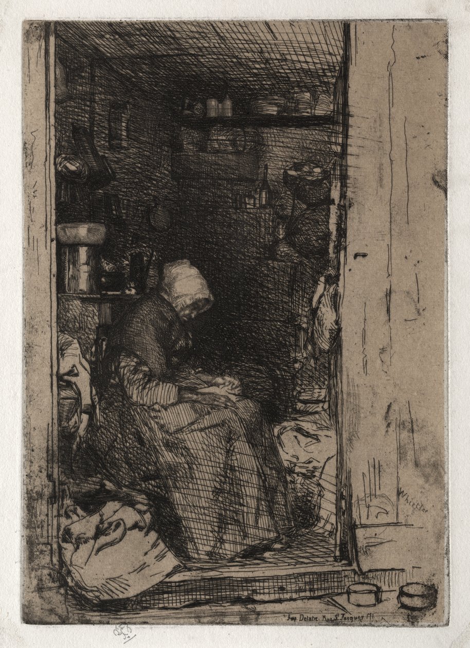 Die alte Lumpensammlerin, Nr. 10 von James McNeill Whistler